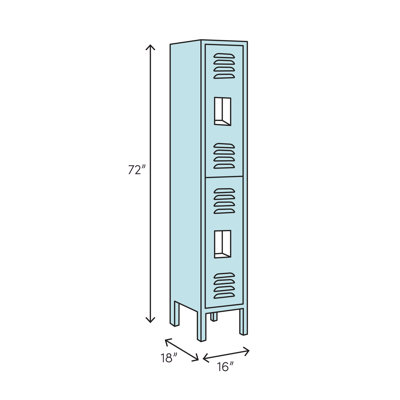 Casier 2 - Rangement 2 - Section 16 "de large