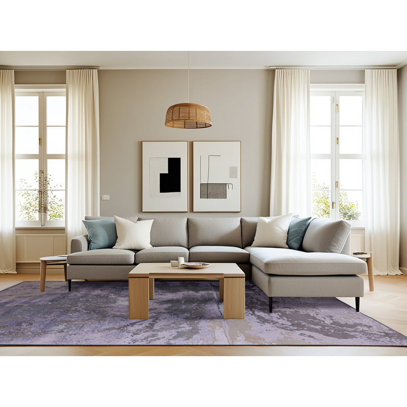 Abstract Indoor Rug, Rectangle 8' x 10'