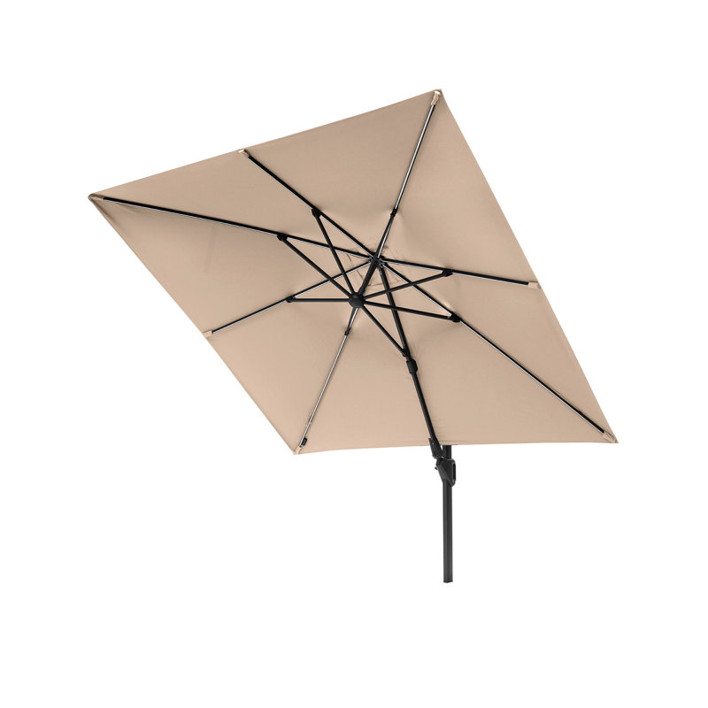 Aariyana 3m Square Parasol, Champagne, Anthracite