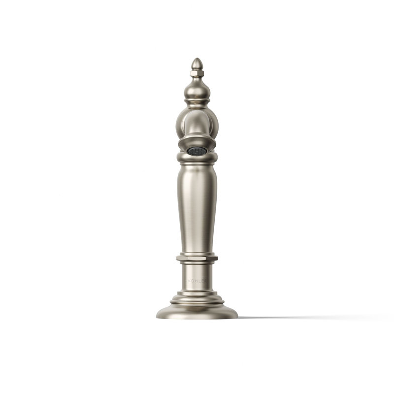 Artifacts Widespread Bathroom Faucet with Drain Assembly, Vibrant Brushed Nickel