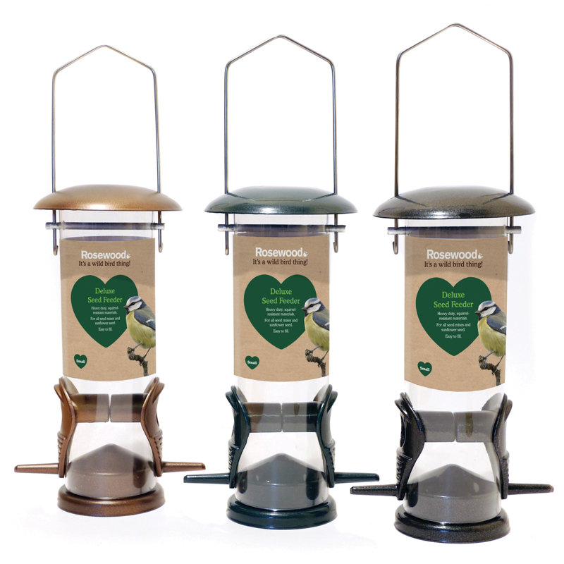 Kashton Metal Hanging Tube Bird Feeder