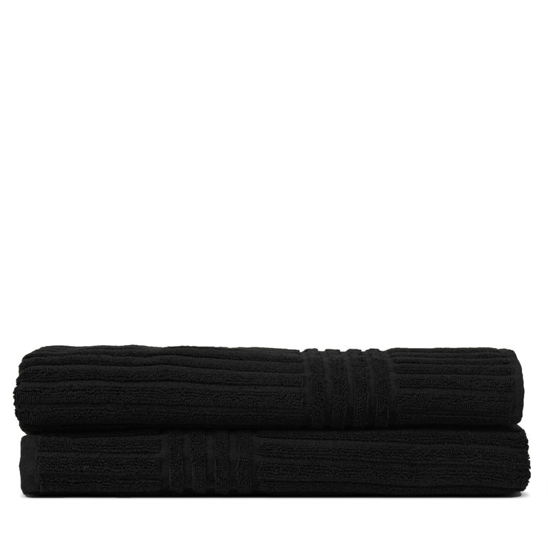 Wellston Super Plush Bath Towel, Black