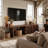Modern Tv Stand, Entertainment Center With Storage, Extendable Tv Media Console For Up To 55+ Inch, Minimalist Television Cabinet For Living Room/bedroom，Walnut (78.7"-110" Extendable)-1711151994-1711131727