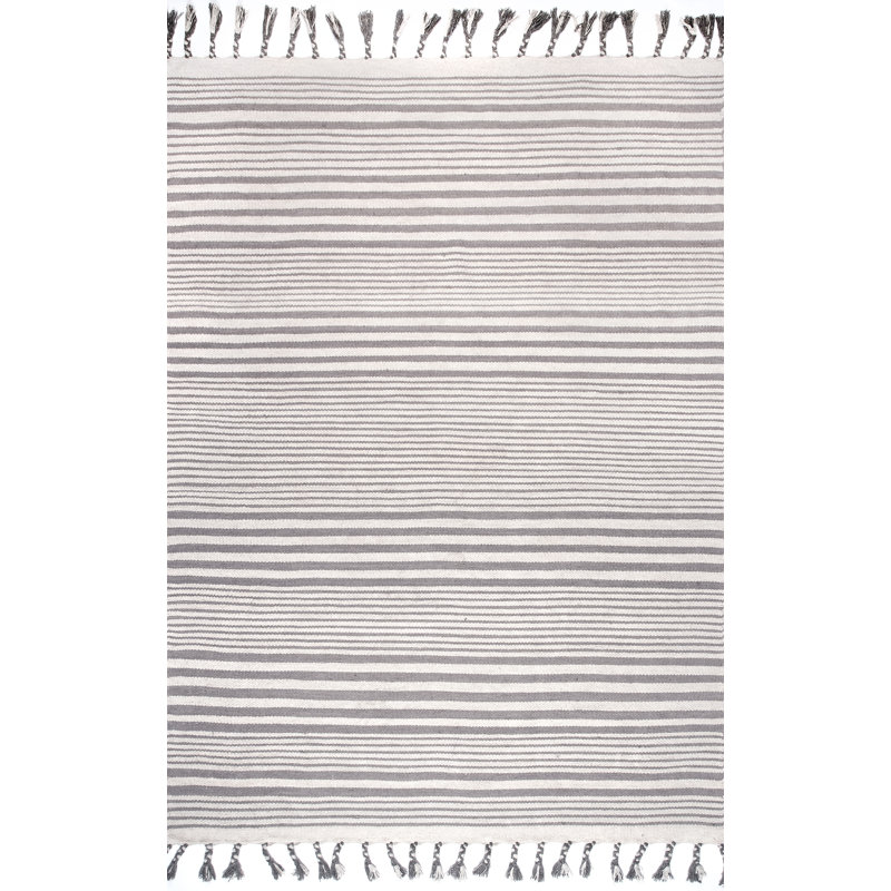Striped Indoor Rug, Rectangle 5' x 8'
