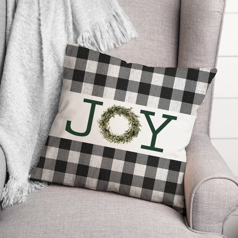 Plaid Throw Pillow