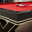 Table de billard moderne en forme de V multifonctionnelle de 9 pi-130161152