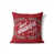 Motif floral rouge