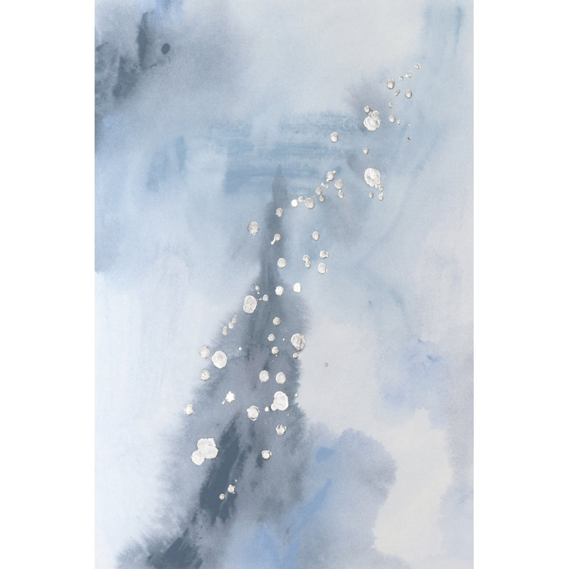 Slate Plume I by June Erica Vess - Wrapped Canvas Print, 46 cm H x 30 cm W