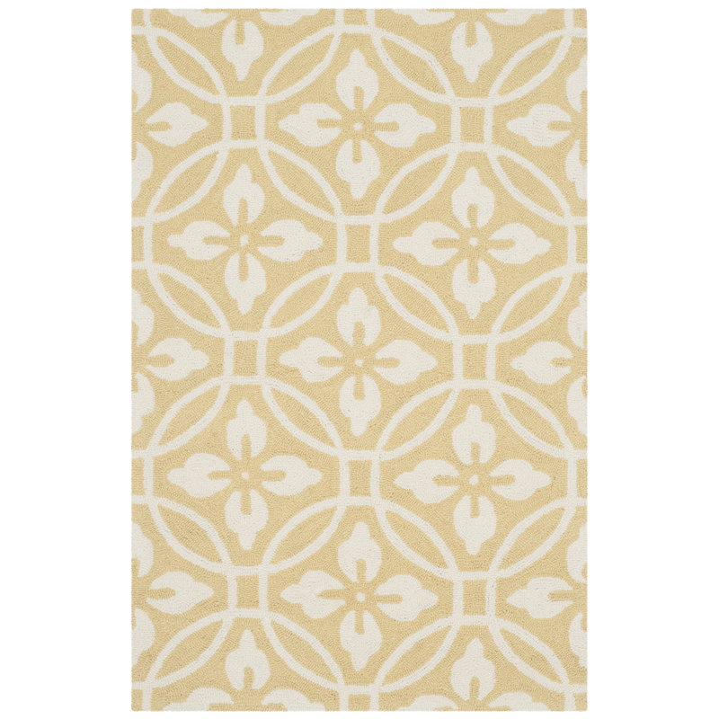 Kosinski Hand Hooked Performance Abstract Rug, Rectangle 3'6" x 5'6"