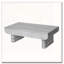 Table basse avec plateau en bois gris-994610580