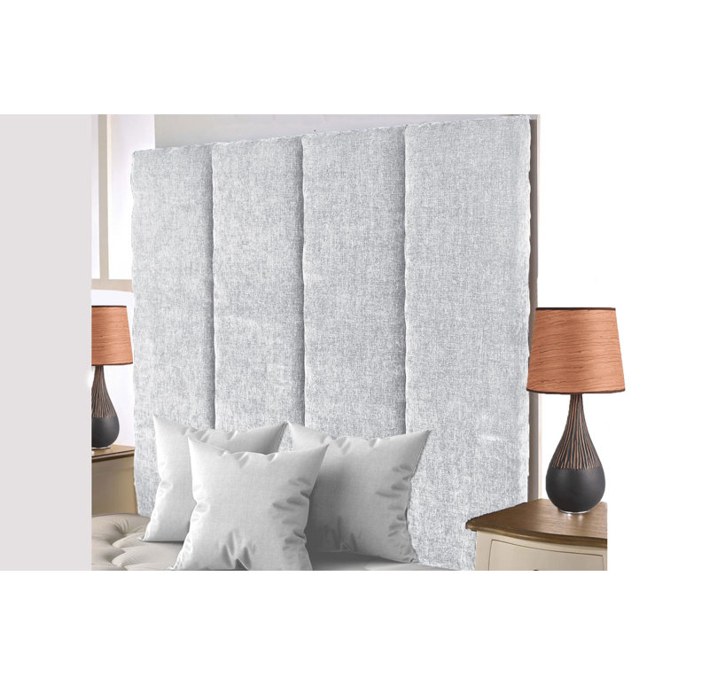 Upholstered Headboard, Single (3'), Ivory Chenille