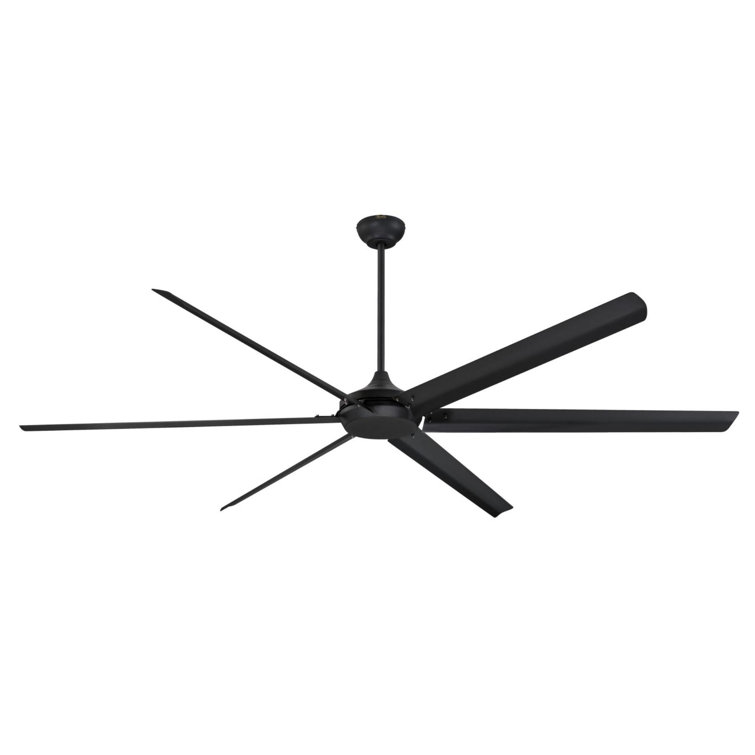100" McClellandville Industrial Ceiling Fan with Aluminum Blades and Remote Control
