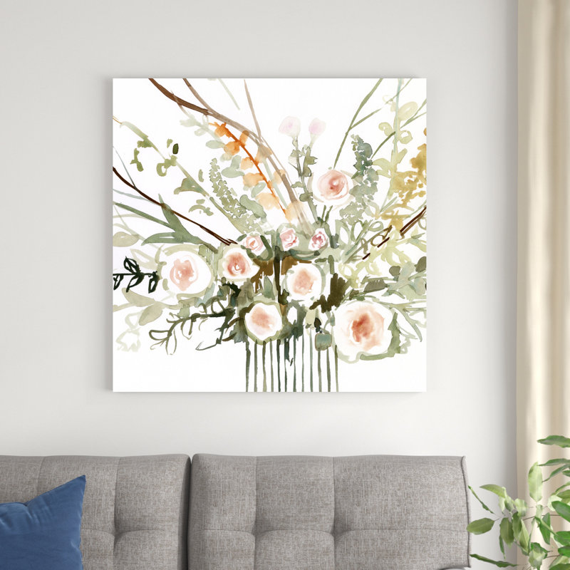 Fleurs fourragères II, H 36 po x l 36 po