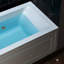 Baignoire tourbillon rectangulaire en acrylique 60 po x 32 po avec drain et trop-plein Alcove-105242472-108486561