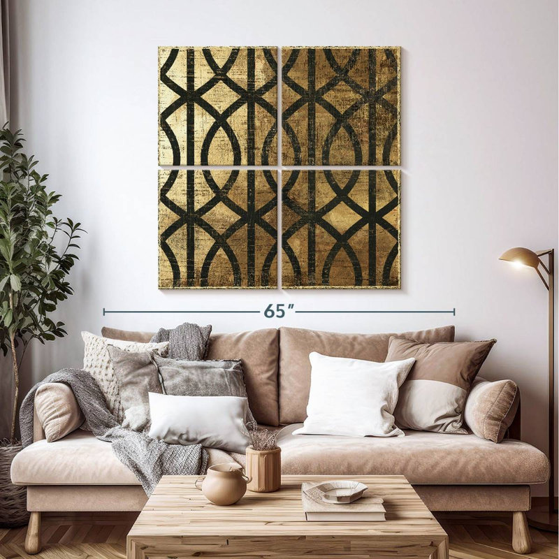 Kerner Art déco III, H 45 po x l 45 po