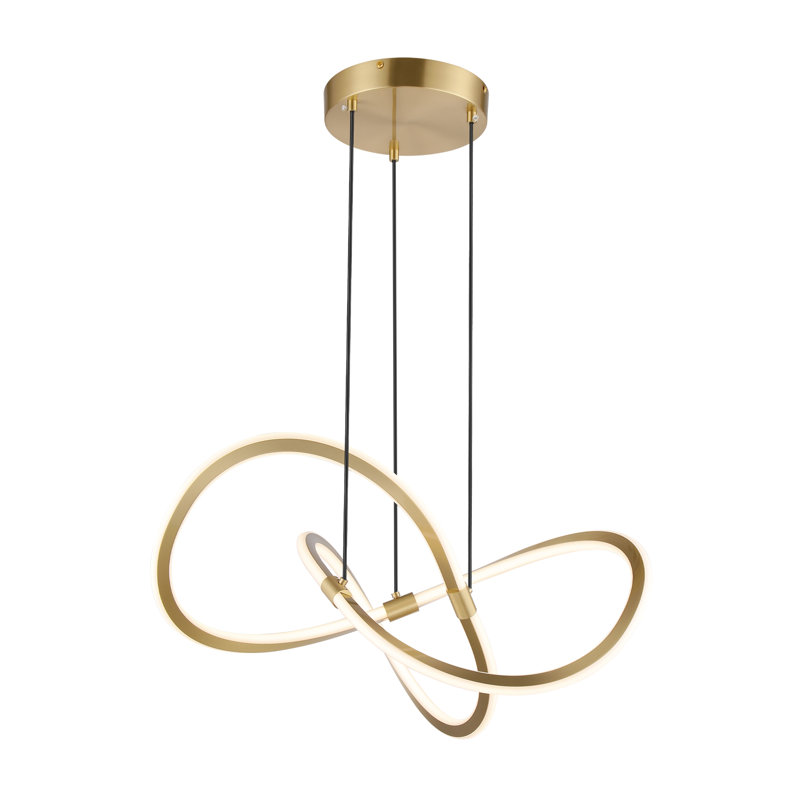 Luminaire suspendu tourbillon Chehalis avec lumières irrégulières 56W