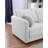 Penelope 94.5" Light Grey Linen Fabric Reversible L-Shape Sectional Sofa With Ottoman And Pillows-1641080923