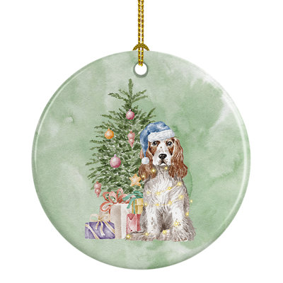 Figurine de Noël suspendue épagneul cocker anglais