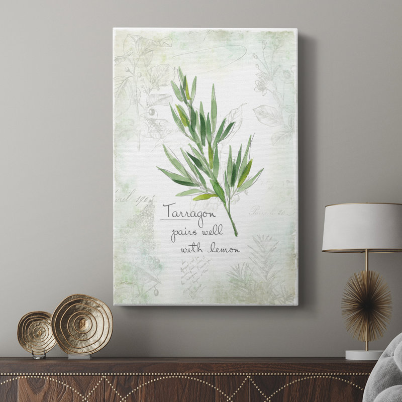 Estragon frais - galerie Cavas enveloppé, H 36 po x l 24 po