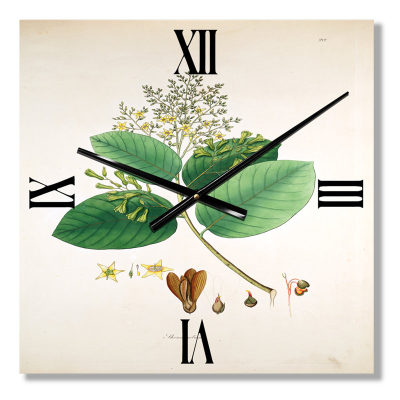 Horloge murale Botanicals III, Petit