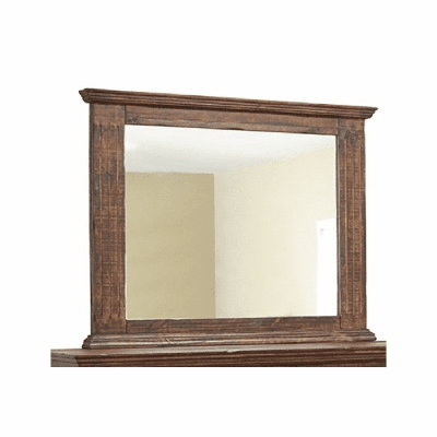 Roseland Rectangular Dresser Mirror in Brown