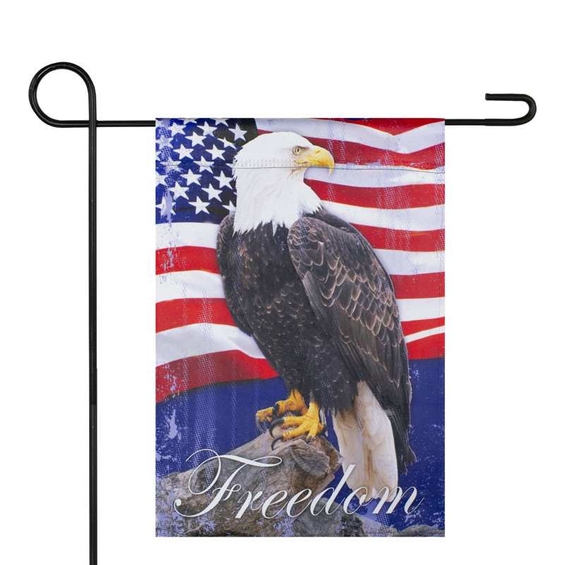 Drapeau de jardin patriotique Freedom, H 18 po x l 12,5 po