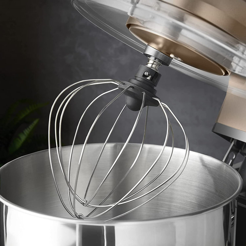 Kapplico 6 Speed 7L Stand Mixer Dough Hook, Mixer, Beater Mixer Attachment, Gold