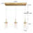 Chealsey Linear K9 Crystal 3 - Light LED Modern Chandeliers for Dinning Room Kitchen Island-354792042