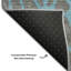 Tapis géométrique Premium lavable à la machine Colmenero AMF1023-1247712773