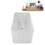 Baignoire autoportante 67 "avec drain interne Streamline-101698714