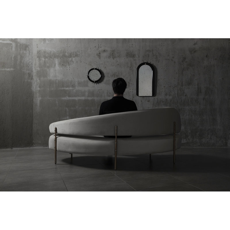 Sitiera Solid Wood Wall Mirror, Silver