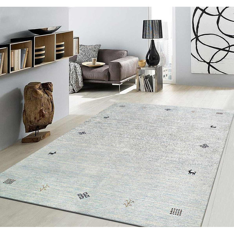 Area Rug in Light Blue