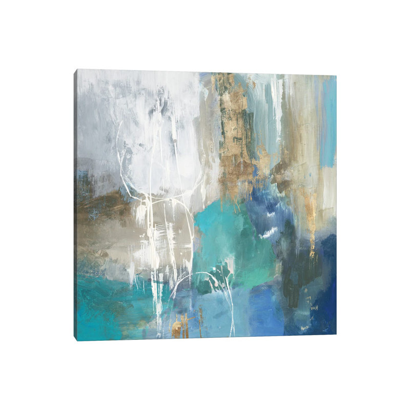 Reflective Distance 1 Piece Wrapped Canvas Painting, 93.98 cm H x 93.98 cm W x 1.91 cm D