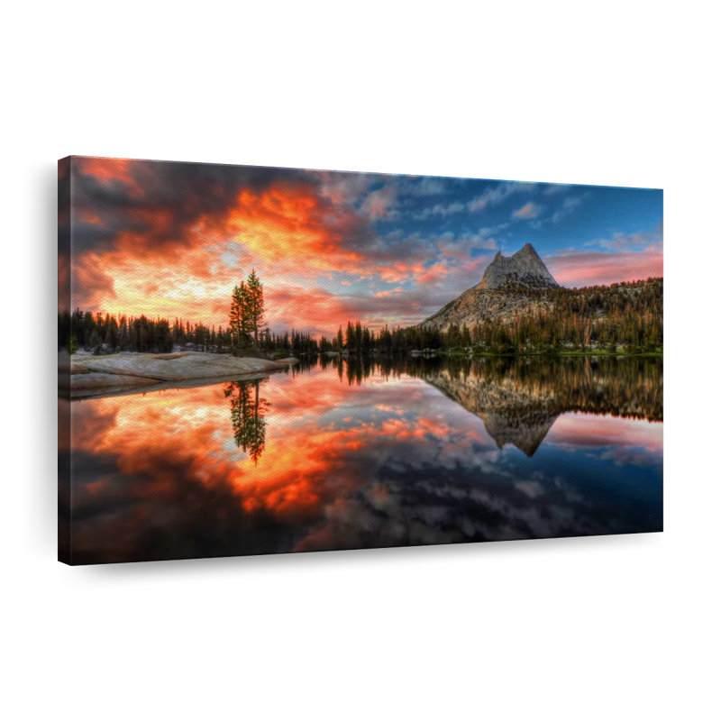 «Yosemite Park Sunset» sur toile, H 32 po x l 48 po x P 1,25 po