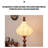 Mid-Century Vintage Solid Wood and Fabric Floor Lamp