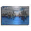 Latitude Run®, «Detroit Skyline, Michigan 92» par Monte Nagler, art mural en métal-1057290432