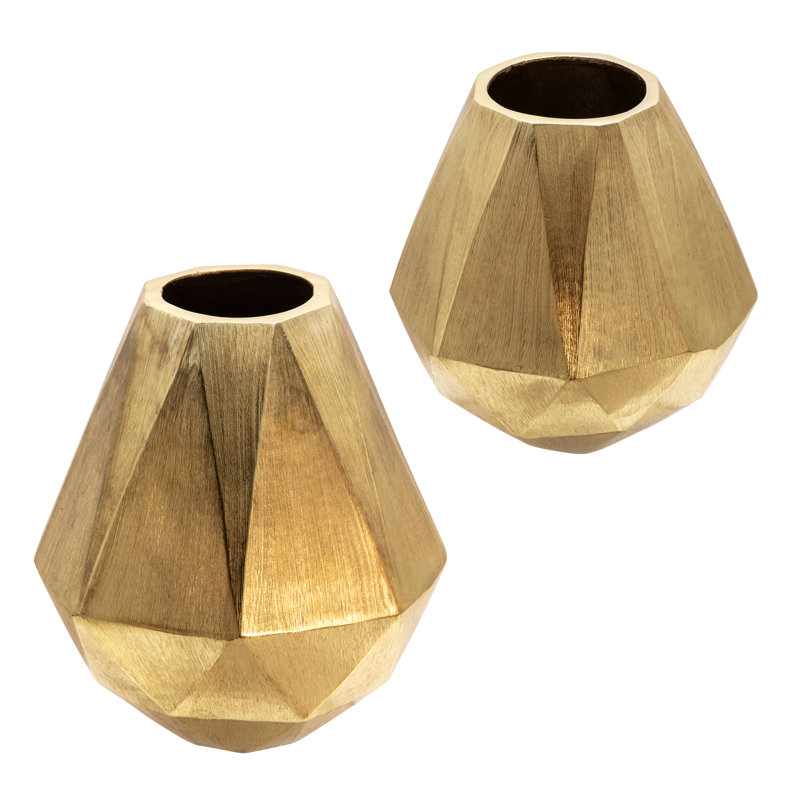 Vase Glam, H 10 po x l 8 po x P 9 po