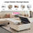 Table basse avec repose-pieds Cristba-826170635