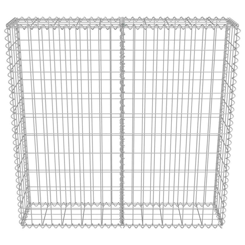 Mur de cage en pierre galvanisé Gabion, H 7,9 po x l 39,4 po