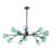 Burness 15 - Light Sputnik Modern Linear Modern Glass Bubble Dining Chandelier-1887165910