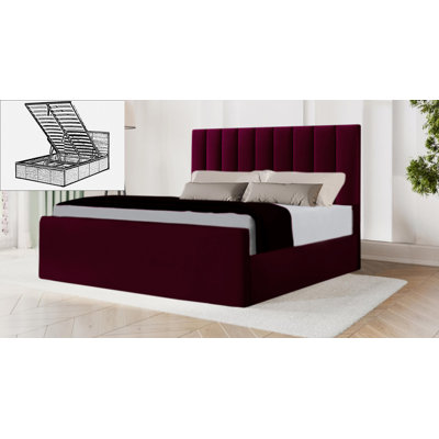 Hampton Upholstered Ottoman Storage Bed