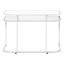 Bureau d'ordinateur, bureau personnel, ordinateur portable, tiroirs de rangement, L 48 po, travail, stratifié, métal chromé, contemporain