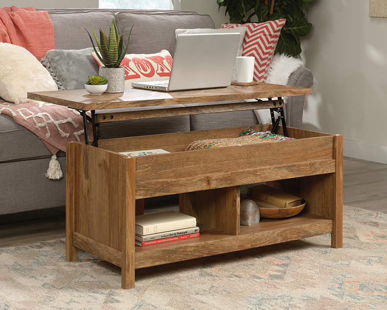 Table basse Domen, Brun