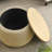 Round Storage Ottoman, 2 in 1 Function, Work as End table and Ottoman