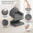 Boneless 2-in-1 Folding Sofa Bed with Back Support - 75" D x 34" W Convertible Futon Sleeper Chair and Bean Bag Floor Lounger for Small Spaces, Black-2139921788