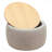Round Storage Ottoman - 2 In 1 End Table & Footrest-1707061860