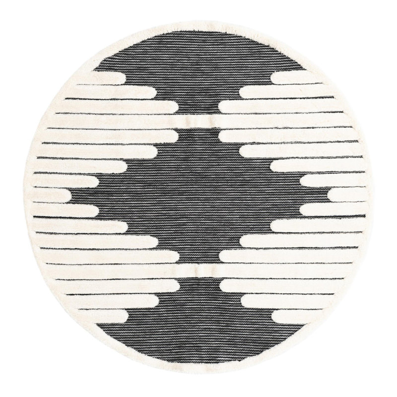 Corrigan Studio® Strings Raheesa Rug, Round 6'1"