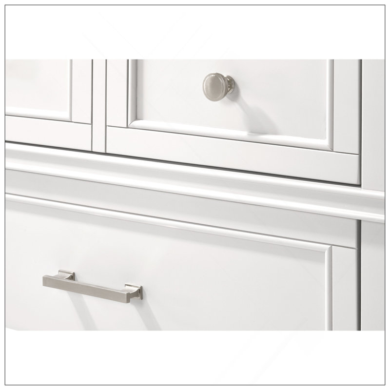Commode 6 tiroirs blanche, Blanc