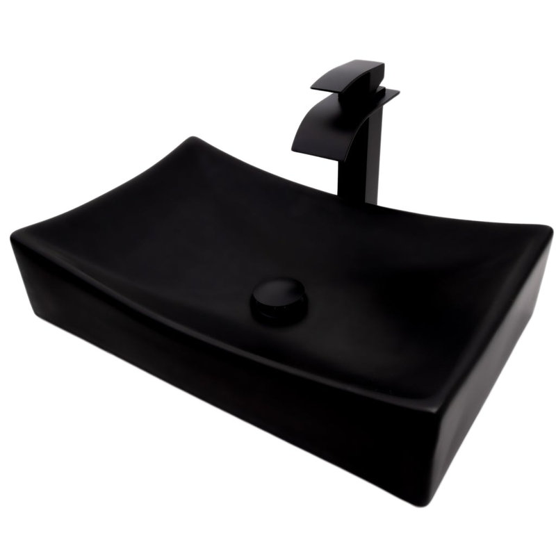 Lavabo de salle de bain, Noir