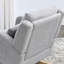 Fauteuil à bascule moderne à dossier haut avec coussin lombaire et poches latérales Modern
